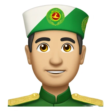 Saparmurat Niyazov president Turkmenistan sticker