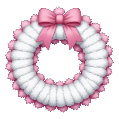 white and pink christmas reef with no green sticker