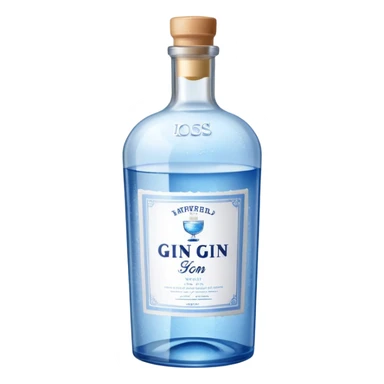 Bottle of Gin sticker