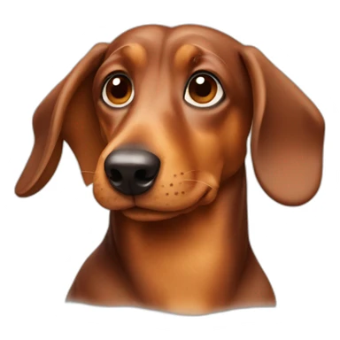 daschund dog sticker