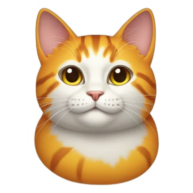 citrouille cat sticker