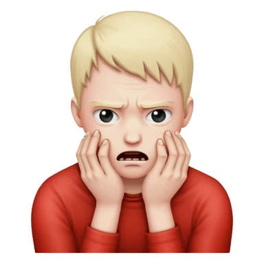 self strangling emoji sticker