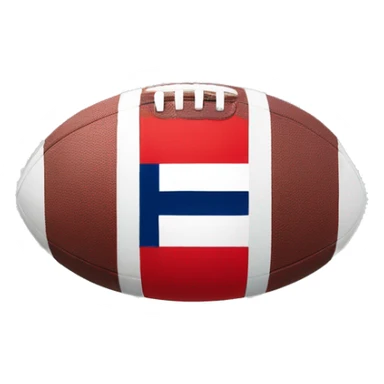 Football Captains Armband in Norwegian flag sticker