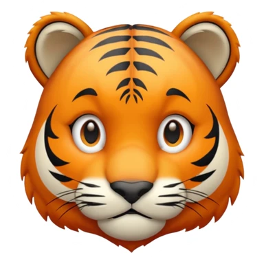 Derpy tiger sticker