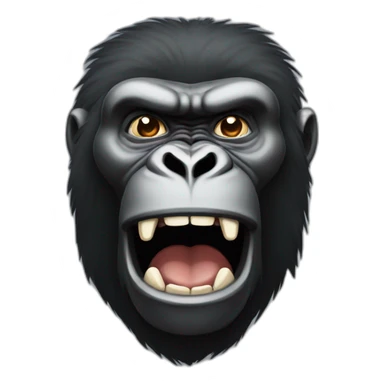big fist gorilla sticker