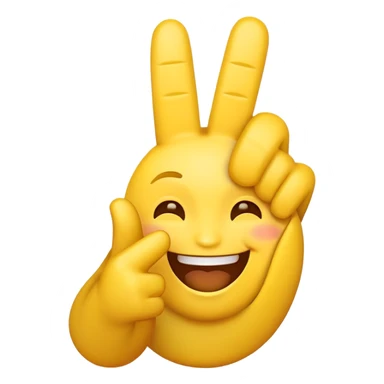 emoji holding up middle finger laughing  sticker