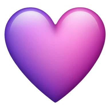 Pink and purple heart  sticker