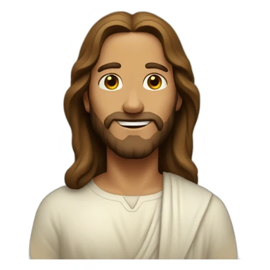 Jesus greeting sticker