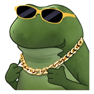 gold Drip swag rizz sticker