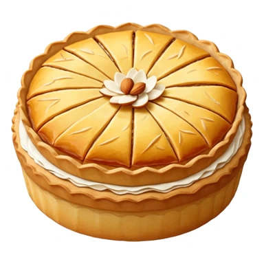 frangipane galette des rois fève sticker