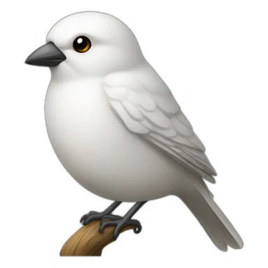Oiseau blanc de face qui vole  sticker