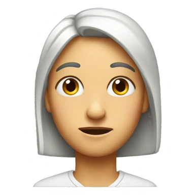 Side eye with hand over head  sticker