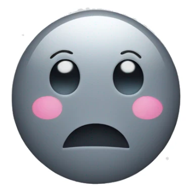 Grey dot with sparkles inside sticker