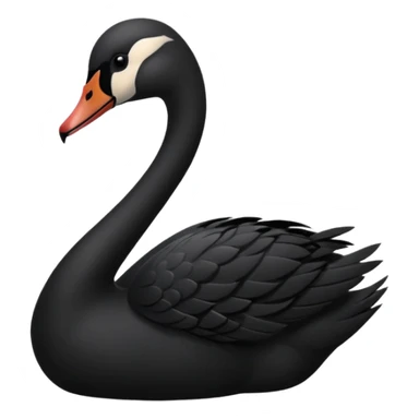 cisne negro sticker