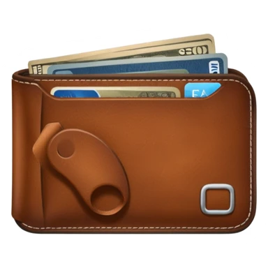 open empty wallet WITHOUT money at all, no money! sticker