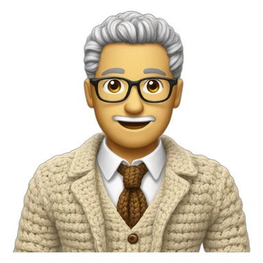 CROCHET TENUE PAR UN HOMME D'AFFAIRE sticker