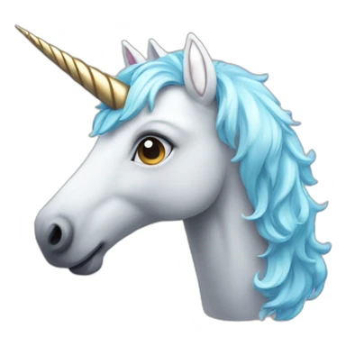 unicorn-with-glass sticker