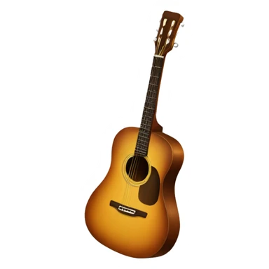 acoustic guitar sticker