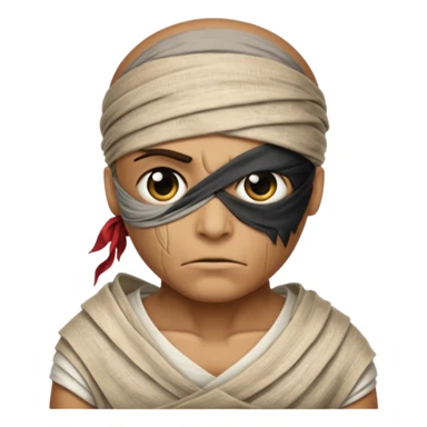 a mummy who is also a pirate sticker