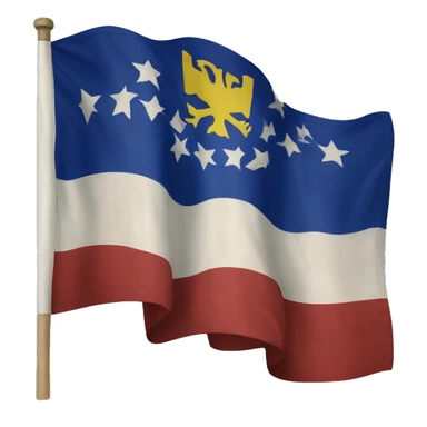 Old bosnian flag sticker