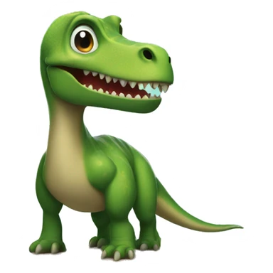 Dinosaur in a island  sticker