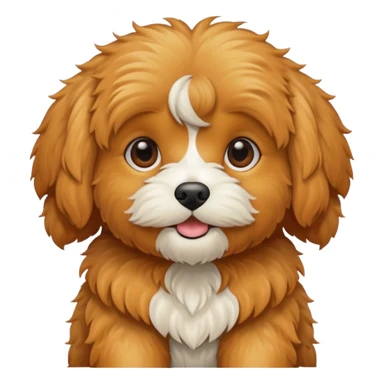 Cavapoo  apricot sticker