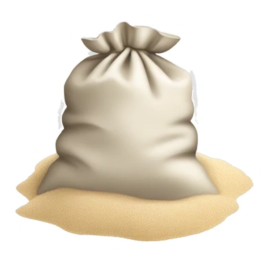 bag of white sand sticker