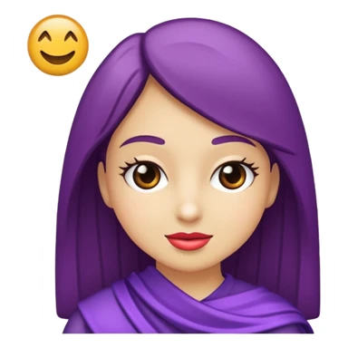 bala doce branco e roxo sticker