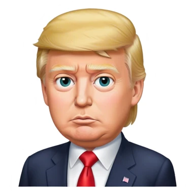 Donald  Trump hyper realistic sticker