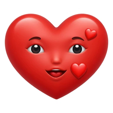 Heart with kisses sticker