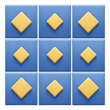 blue and yellow patterned tiles sticker