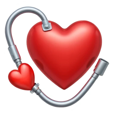 heart with pressure cuff sticker