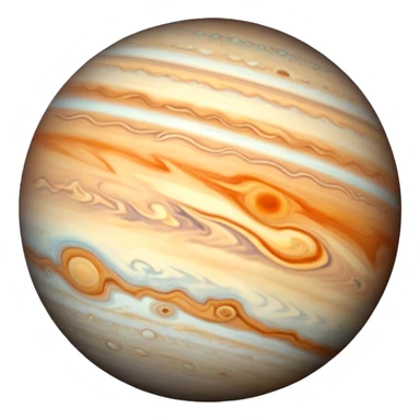 Jupiter is a round planet sticker