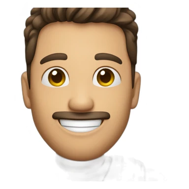 hombre feliz manos arriba sticker