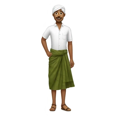 Lungi  sticker