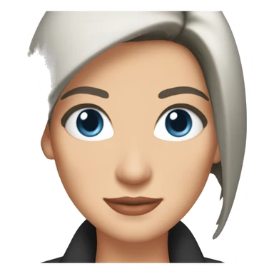 Monica Geller from friends blue eyes sticker