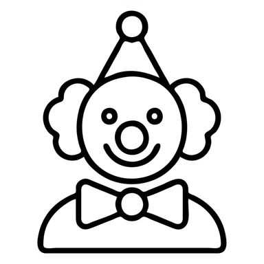 clown sticker