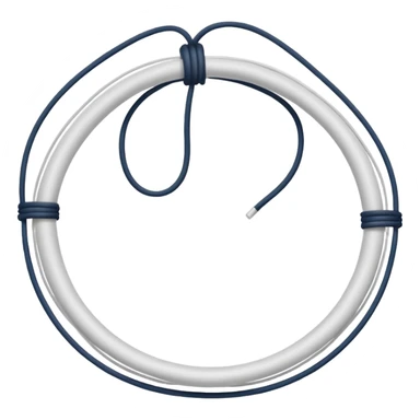 white string sticker