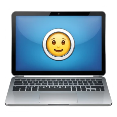 Chrome metallic laptop  sticker