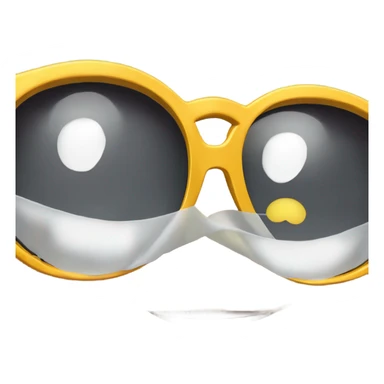 emoji de gafas de sol con boca de sorpresa y pulgares hacia arriba  sticker