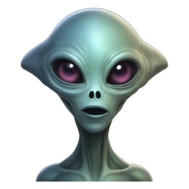 Alien form "voices of the void" sticker