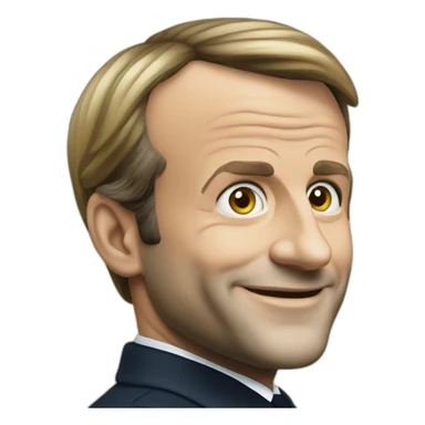 Emmanuel Macron lepen  sticker