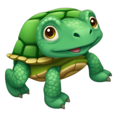 Cacahuete sur tortue sticker