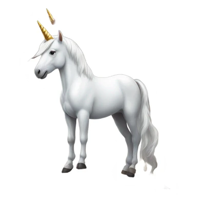 Unicorn on a house sticker