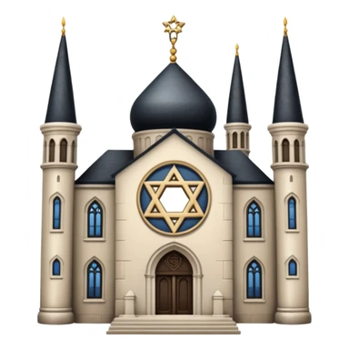 jewish synagogue dark aesthetic gothic architecture sticker