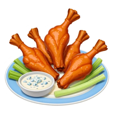 buffalo chicken wings sticker