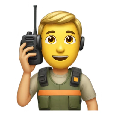 roger-that walkie-talkie sticker