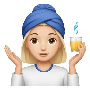 Morning aesthetic routine sticker