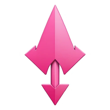 Pink 
arrow sticker