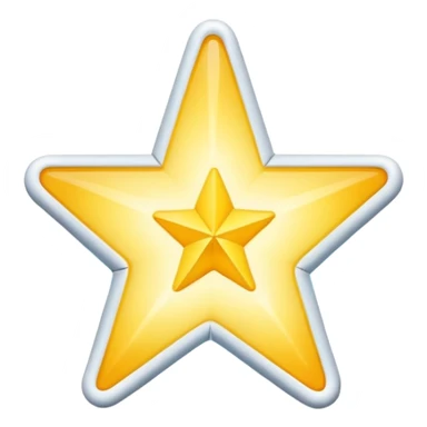 11 corner star with white tick on it sticker